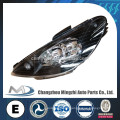 Pièces auto, lampe auto, éclairage de tête, lampe à tête noire de cristal pour Peugeot 206 R087276 L087275